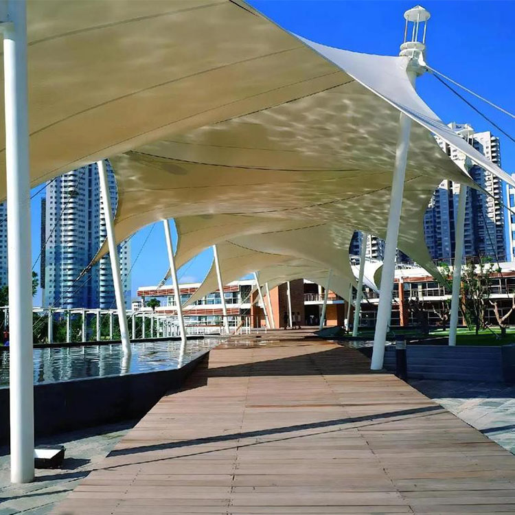 渭南湖膜结构景观棚