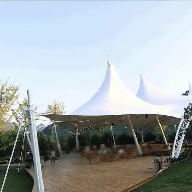 渭南湖膜结构景观棚