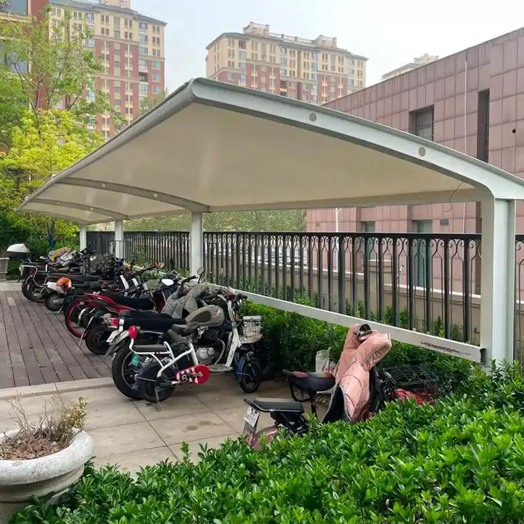 渭南湖膜结构电动车棚