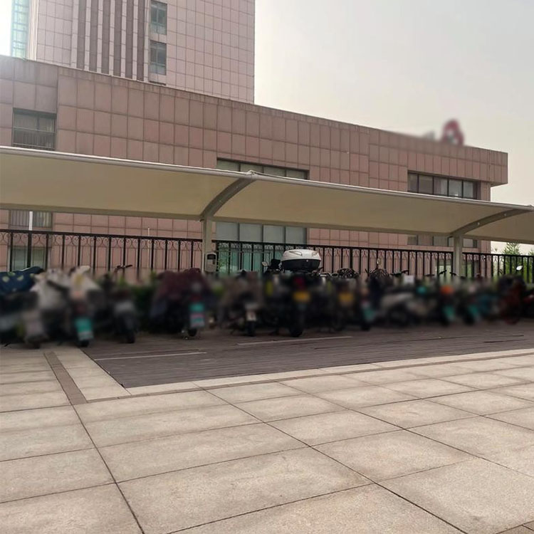 渭南湖膜结构电动车棚